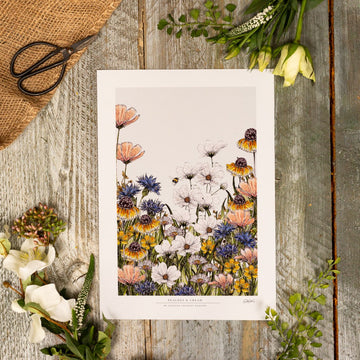 Peaches & Cream 12x16 Fine Art Print