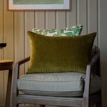 Load image into Gallery viewer, Haze Embroidered Feather Cushion -Rectangle
