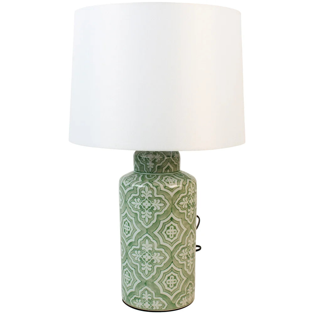Lamp Marocchina With White Shade