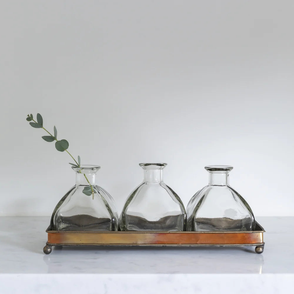 Tray With 3 Bottles