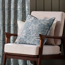 Load image into Gallery viewer, Marigold Piped Jacquard Cushion
