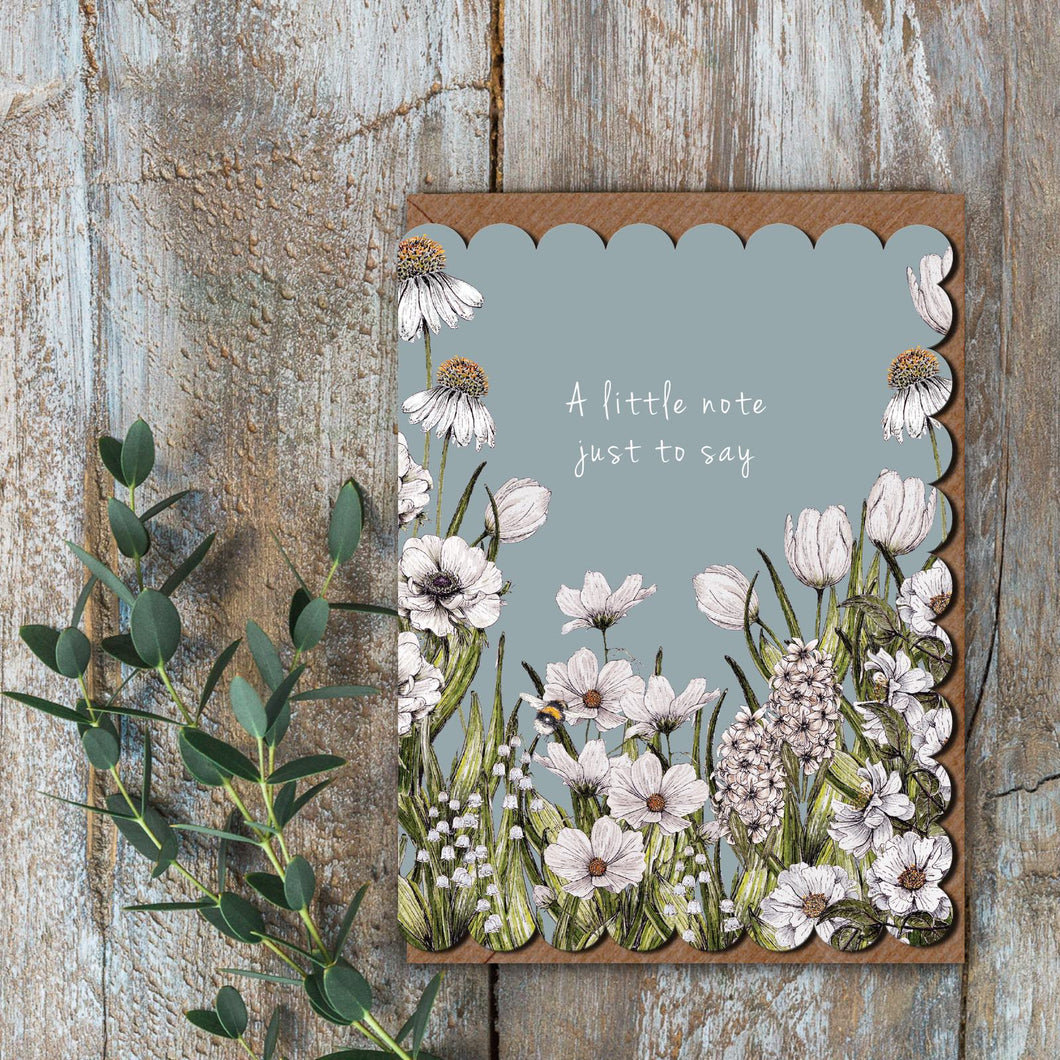 A Little Note Just to Say Card (Cello-Free)