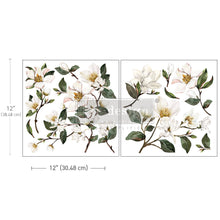 Load image into Gallery viewer, Magnolia Garden I  Redesign with Prima Decor Transfer
