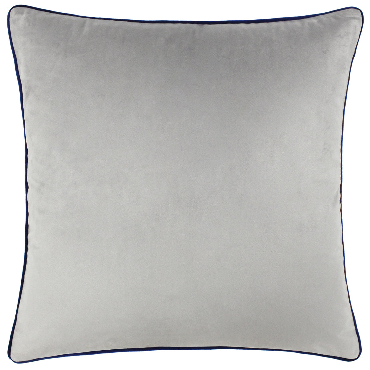 Velvet cushion range with coloured piping