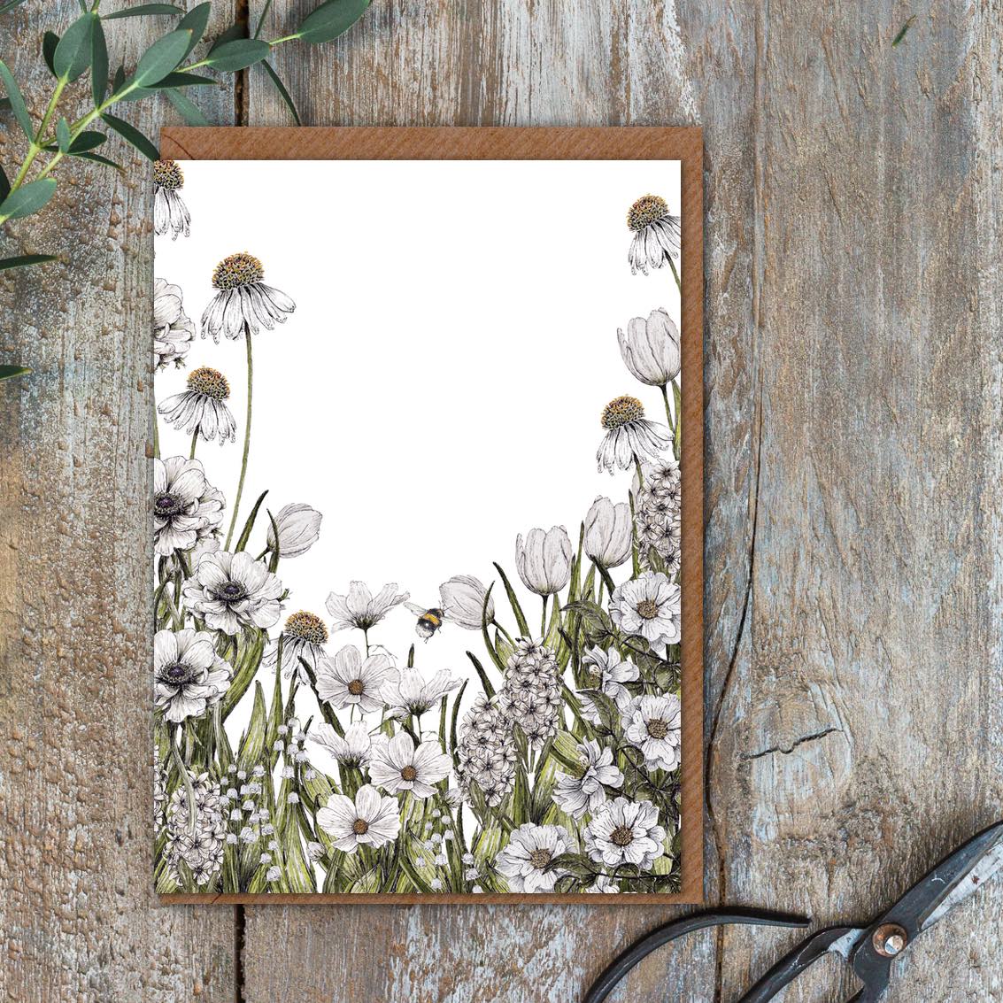 White Linens Card (Cello-Free)