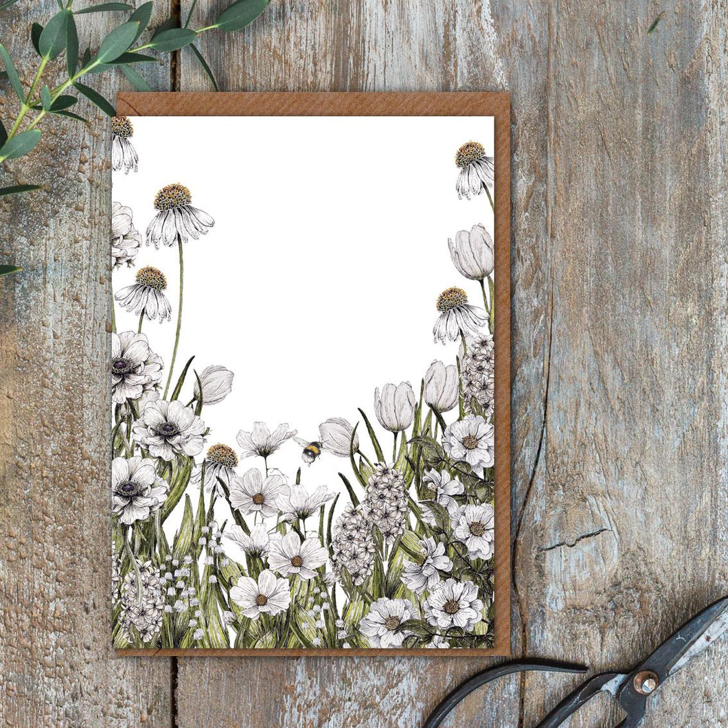 White Linens Card (Cello-Free)