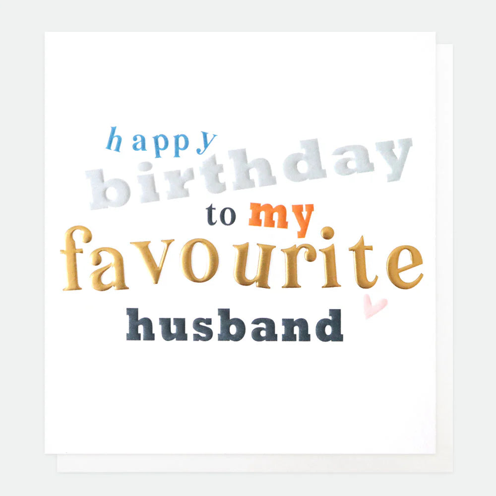 Favourite Birthday Card For Husband