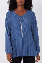 Load image into Gallery viewer, Pleated Long Sleeve Top
