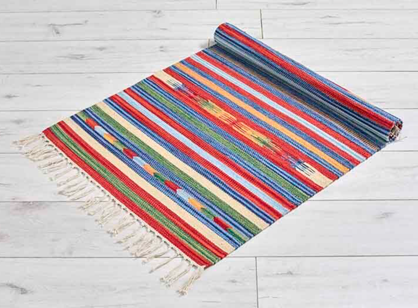 Kilim narrow stripe rug from Walton & Co