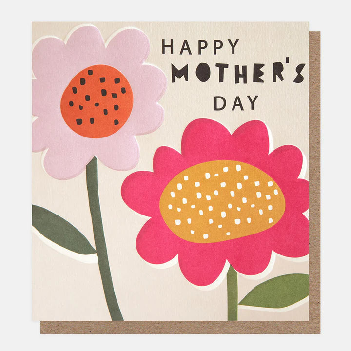 Pink Flowers Mother's Day Card