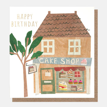 Cake Shop Happy Birthday Card