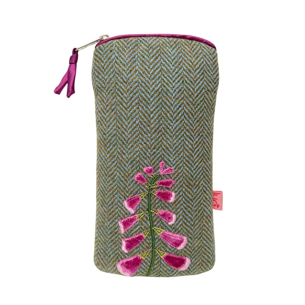 Foxglove Glasses Purse – Herringbone