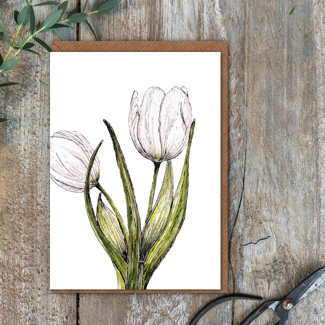 Tulips Card (Cello-Free)