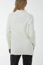 Load image into Gallery viewer, Cable Knit Roll Neck Jumper
