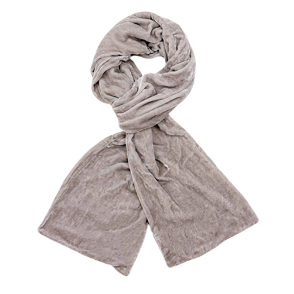 Plain Velvet Scarf