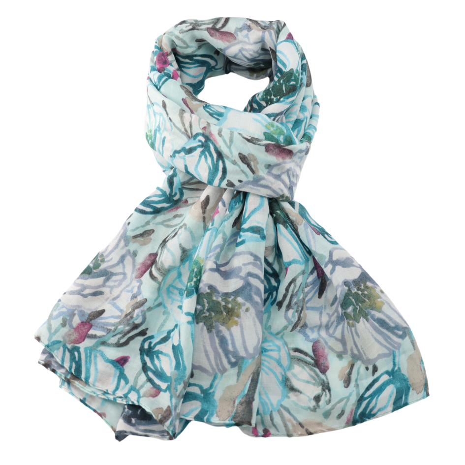 Spring Floral Scarf
