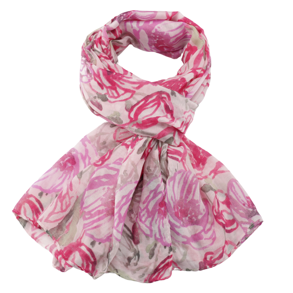 Spring Floral Scarf
