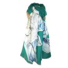 Load image into Gallery viewer, LUA Silver Floral Scarf
