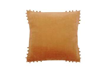 Velvet pom cushion
