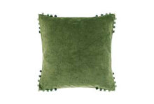 Load image into Gallery viewer, Velvet pom cushion
