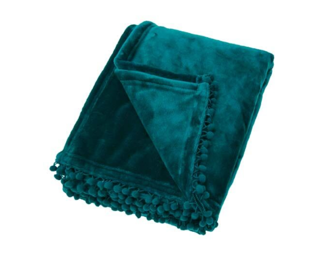 Cashmere touch fleece throw