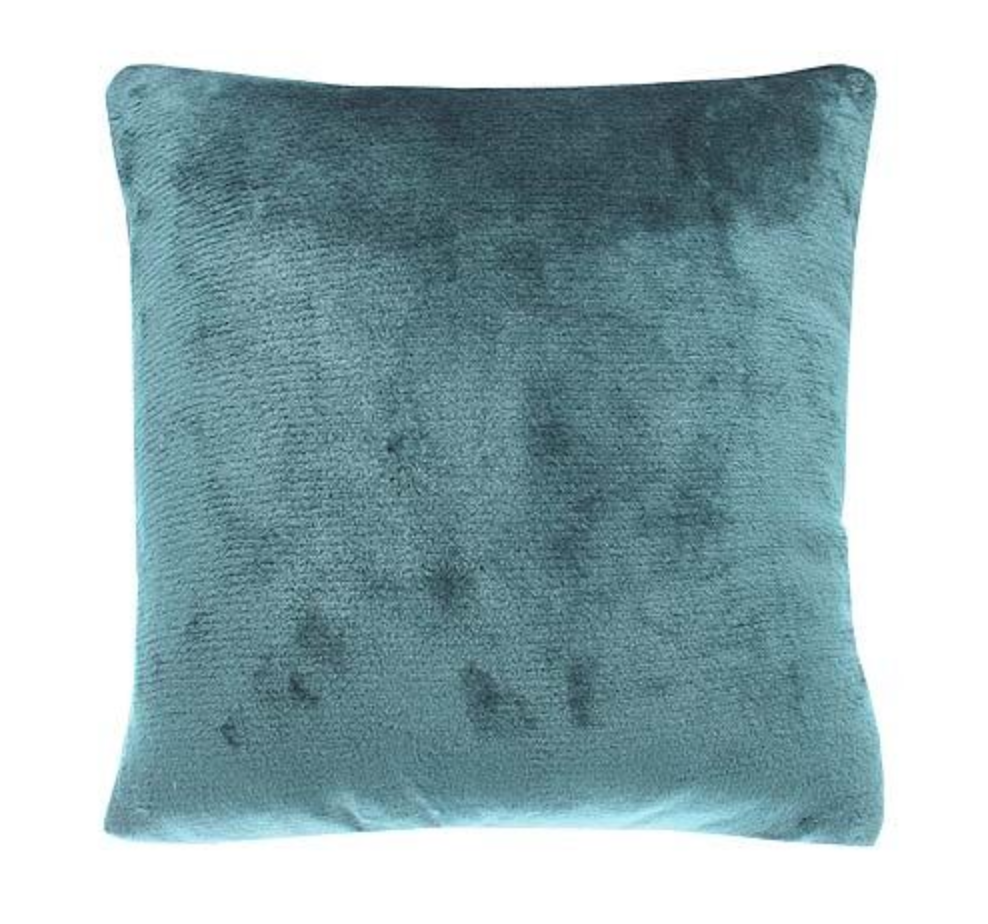 Cashmere touch fleece cushion