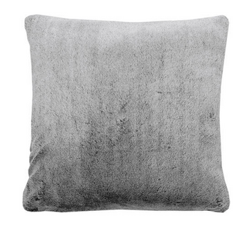 Tipped faux fur cushion
