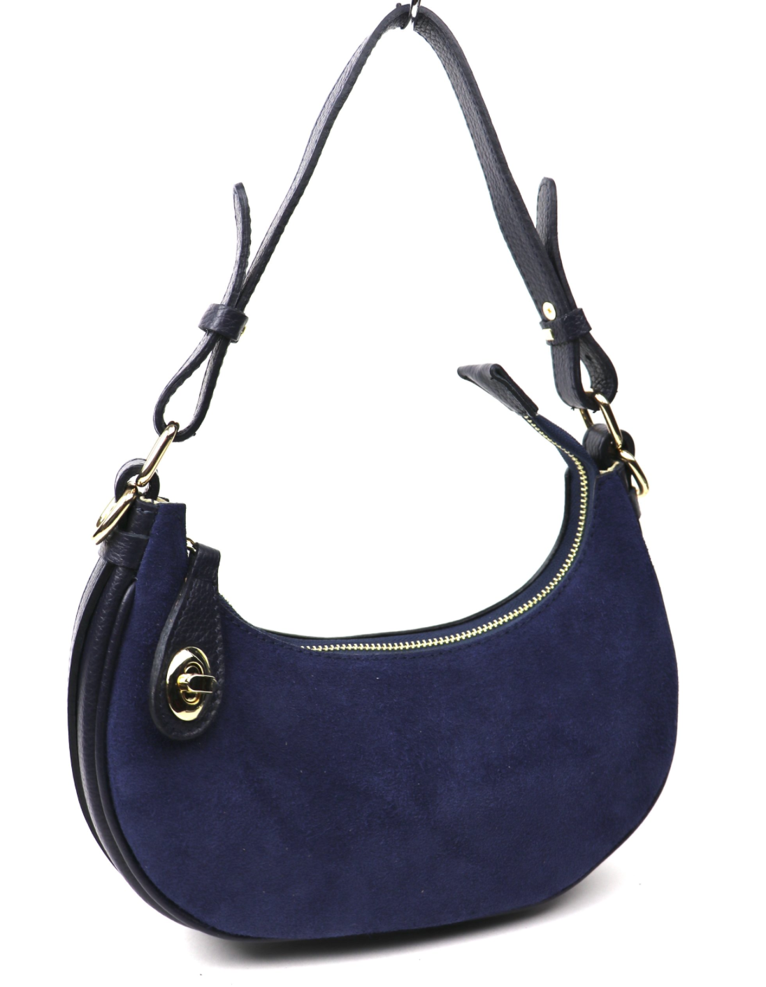 Suede / Leather small shoulder cross body bag