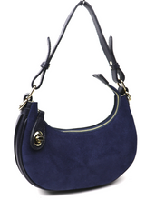 Load image into Gallery viewer, Suede / Leather small shoulder cross body bag
