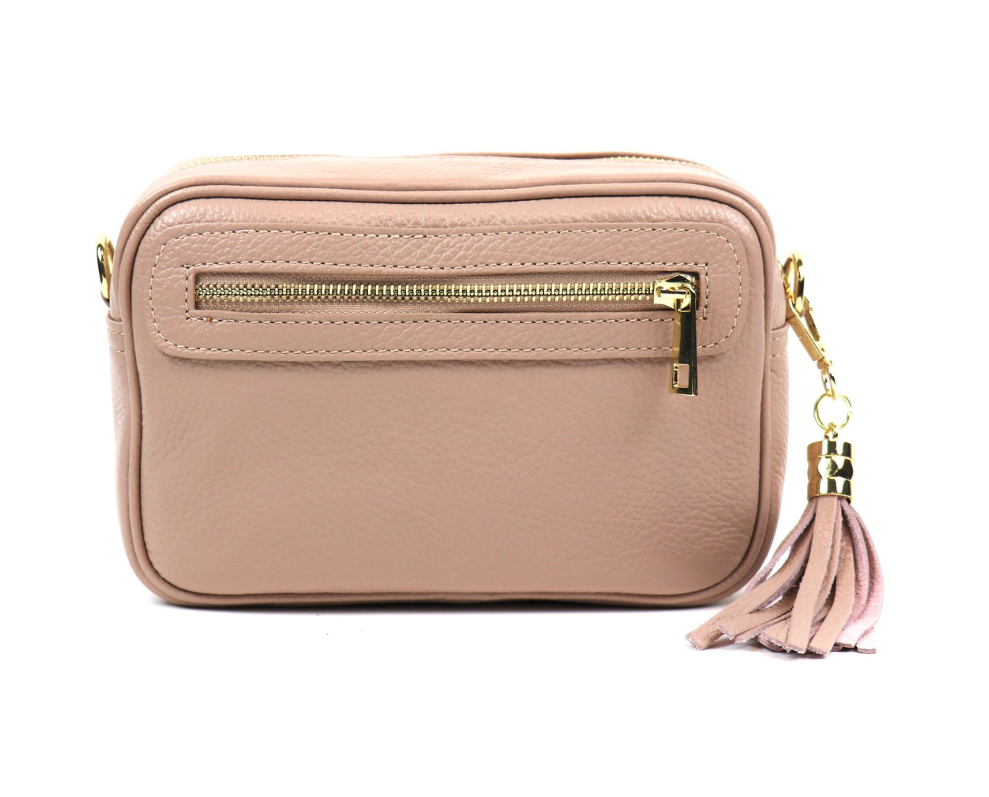 Leather Bag with Tassel