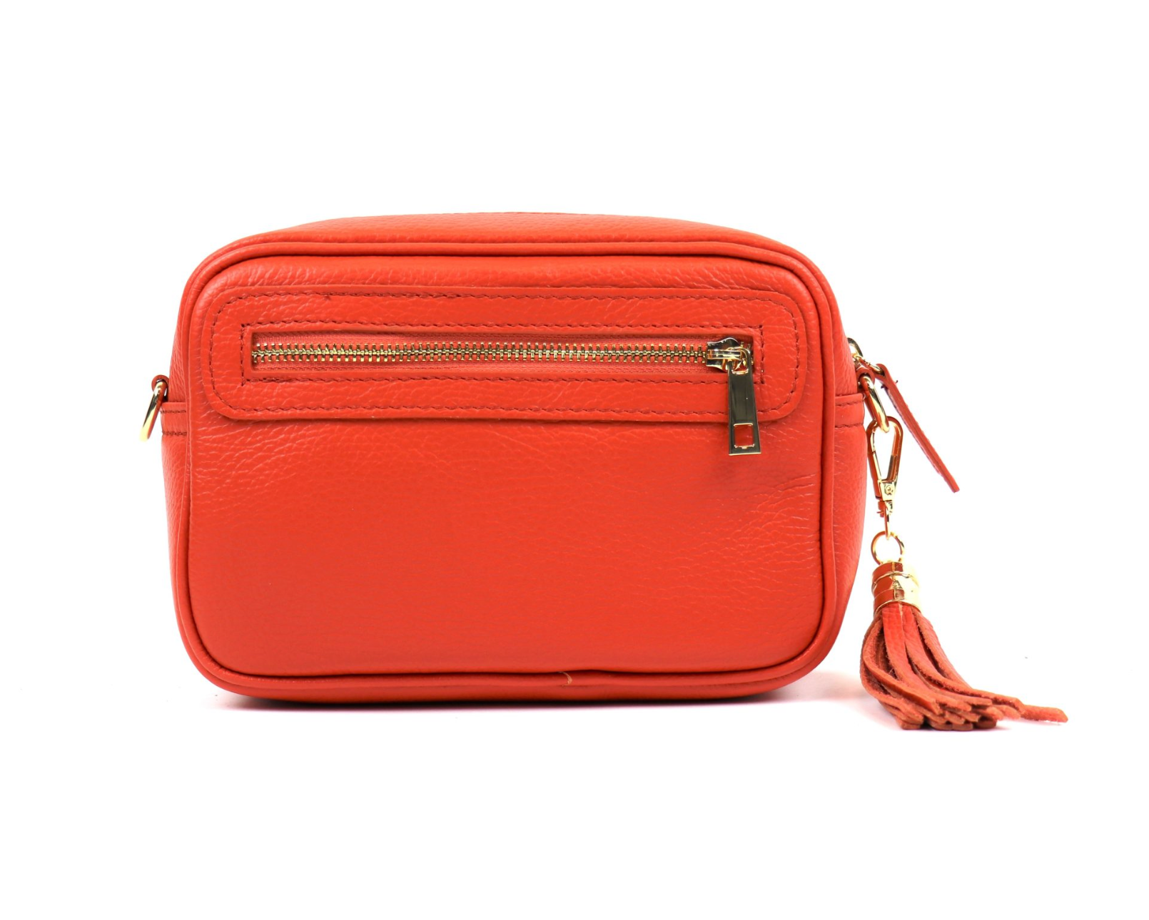 Leather Bag with Tassel