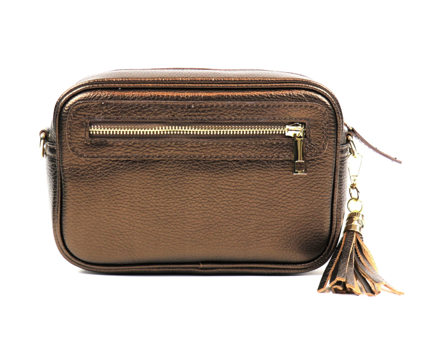 Leather Bag with Tassel