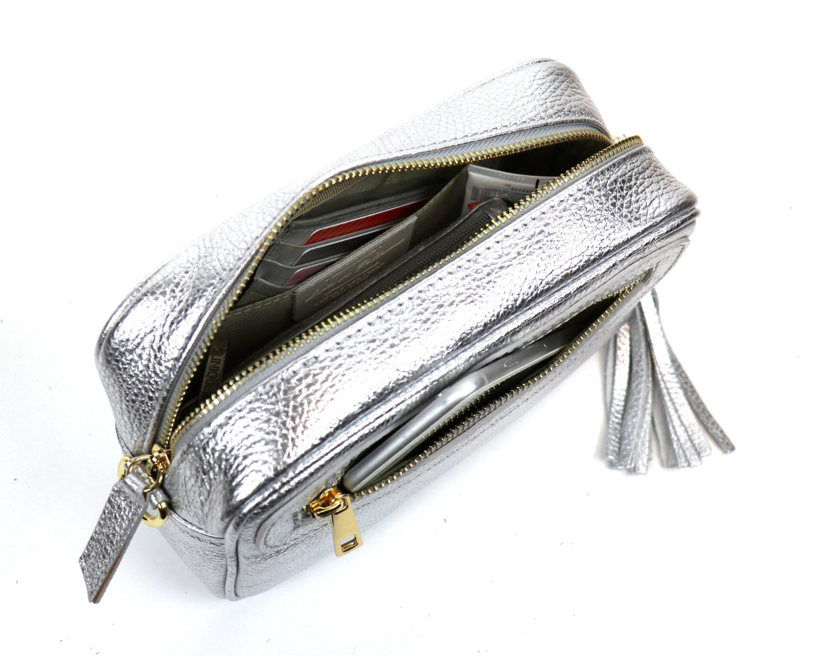 Leather Bag with Tassel