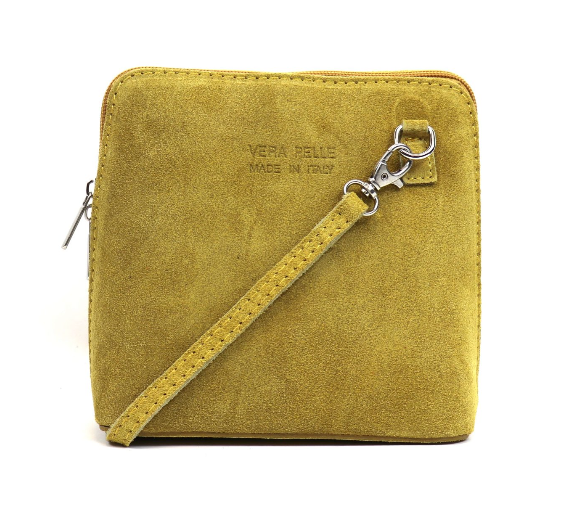 Suede Cross Body Bag