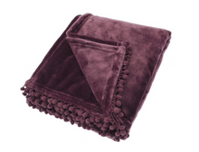 Load image into Gallery viewer, Cashmere touch fleece throw

