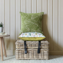 Load image into Gallery viewer, Taro Embroidered Cushion 50 x 50cm
