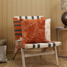 Load image into Gallery viewer, Taro Embroidered Cushion 50 x 50cm
