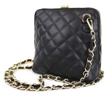 Load image into Gallery viewer, Quilted Leather Cross Body Bag
