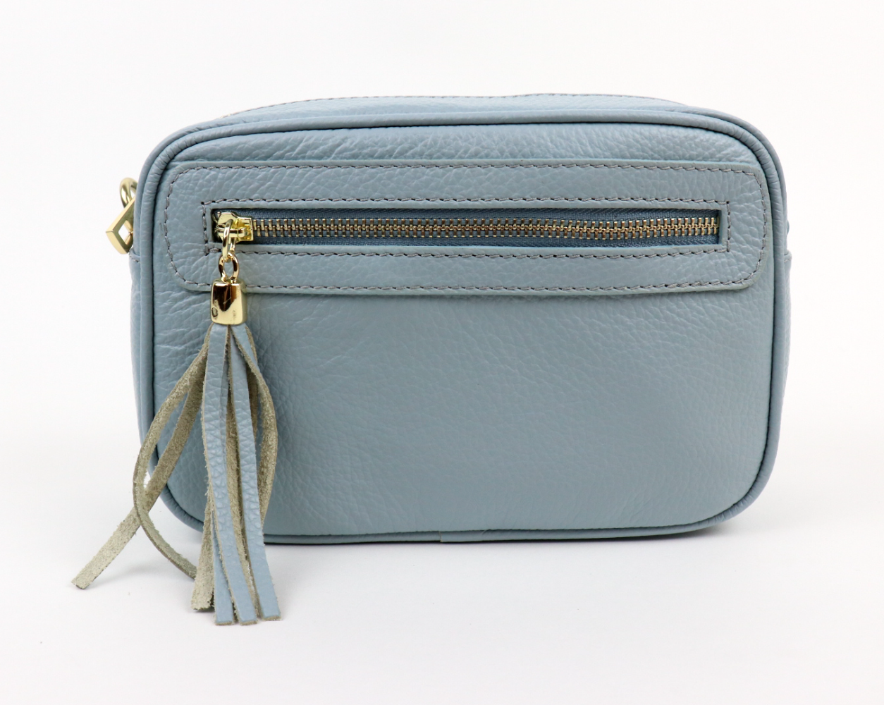 Leather Bag with Tassel