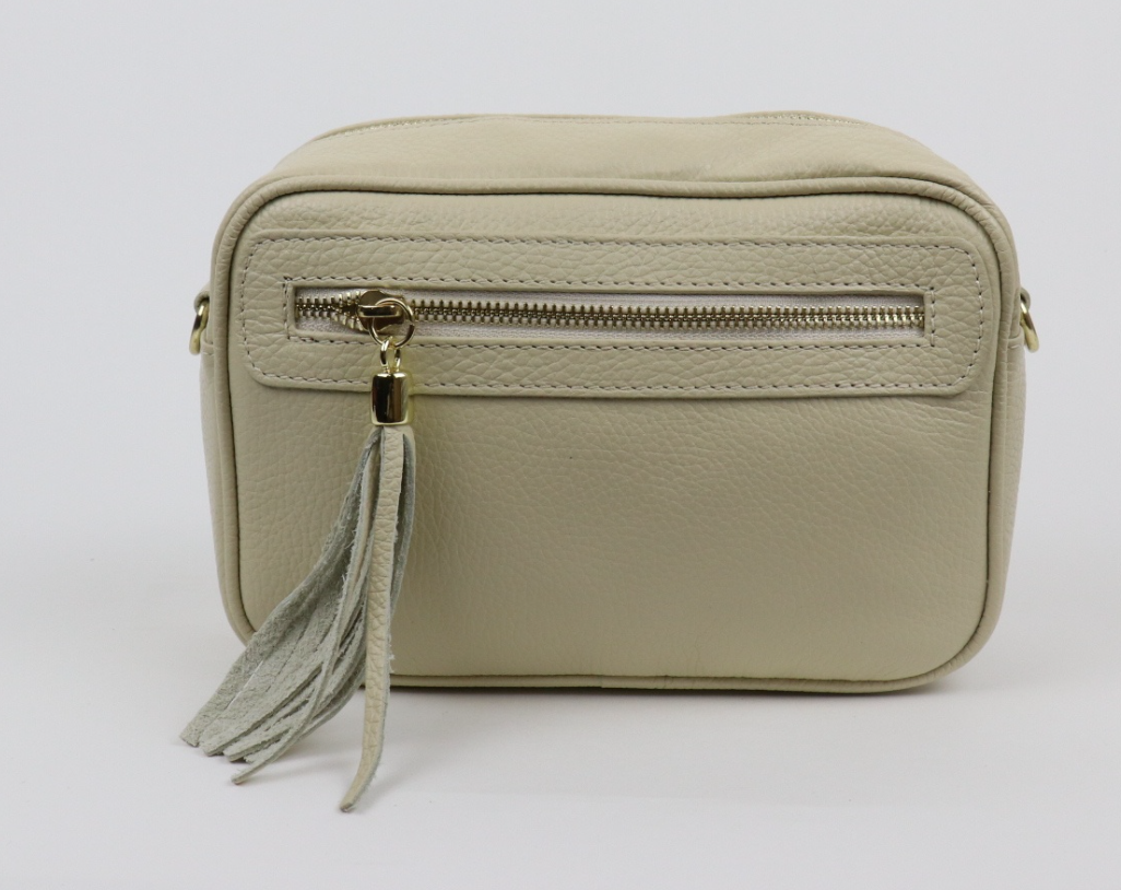 Leather Bag with Tassel