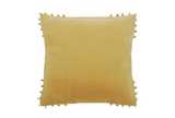 Velvet pom cushion