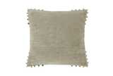 Velvet pom cushion