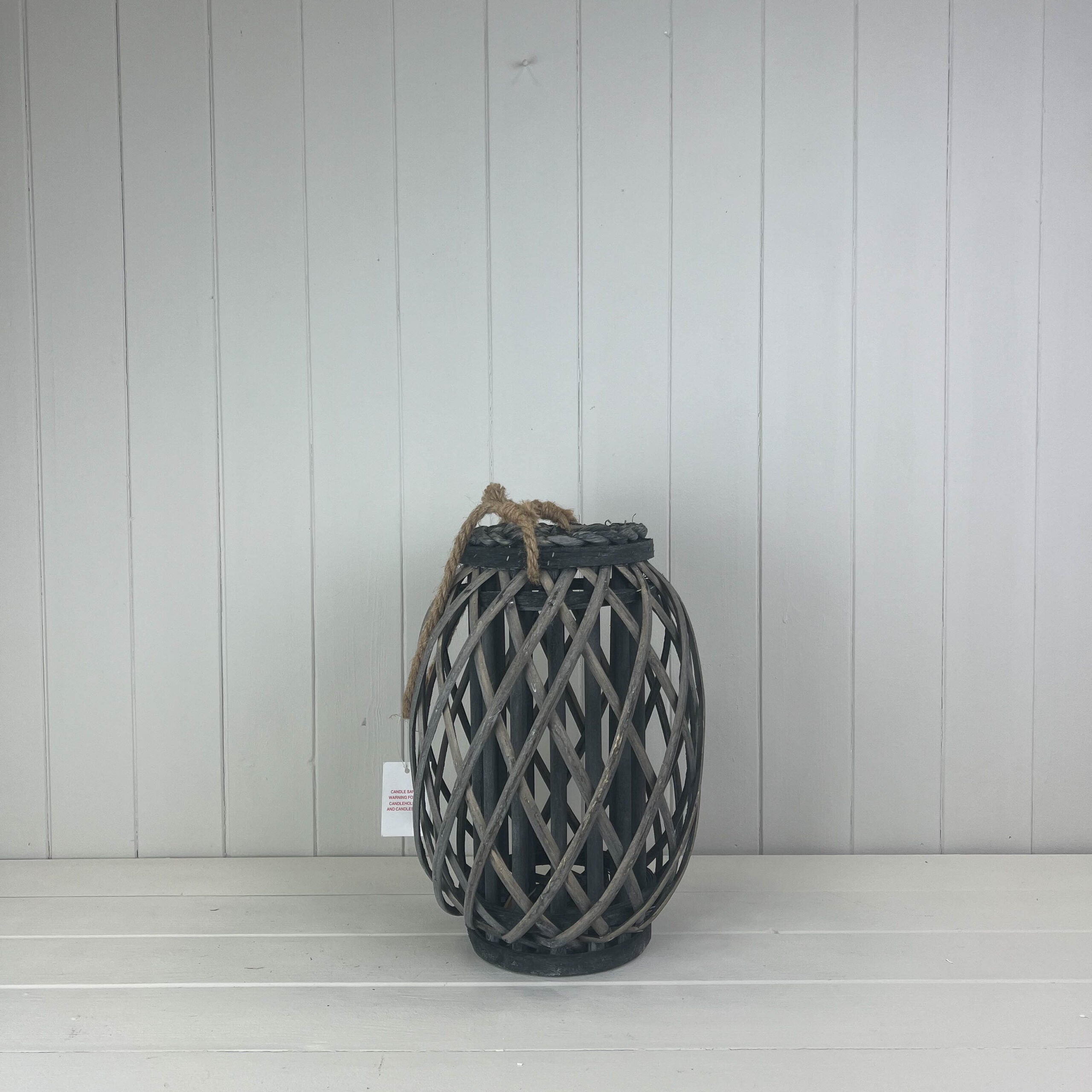 Wicker Lanterns with rope handle