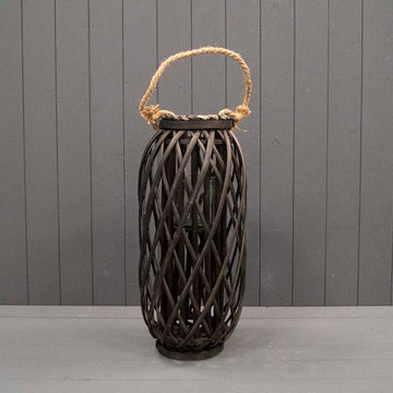 Wicker Lanterns with rope handle