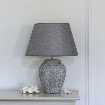 Stoneware Lamp Toro with shade