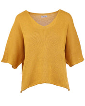 Load image into Gallery viewer, Cotton Blend V Neck Tunic Top
