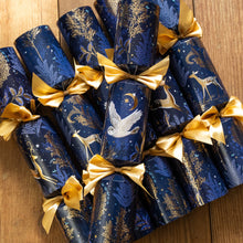 Load image into Gallery viewer, Sara Miller 13&quot; Christmas Crackers Luxury Woodland Navy Eco
