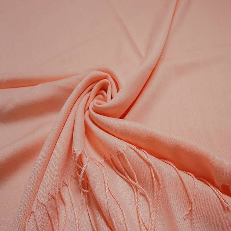 Plain Light Cotton Mix Large Scarf