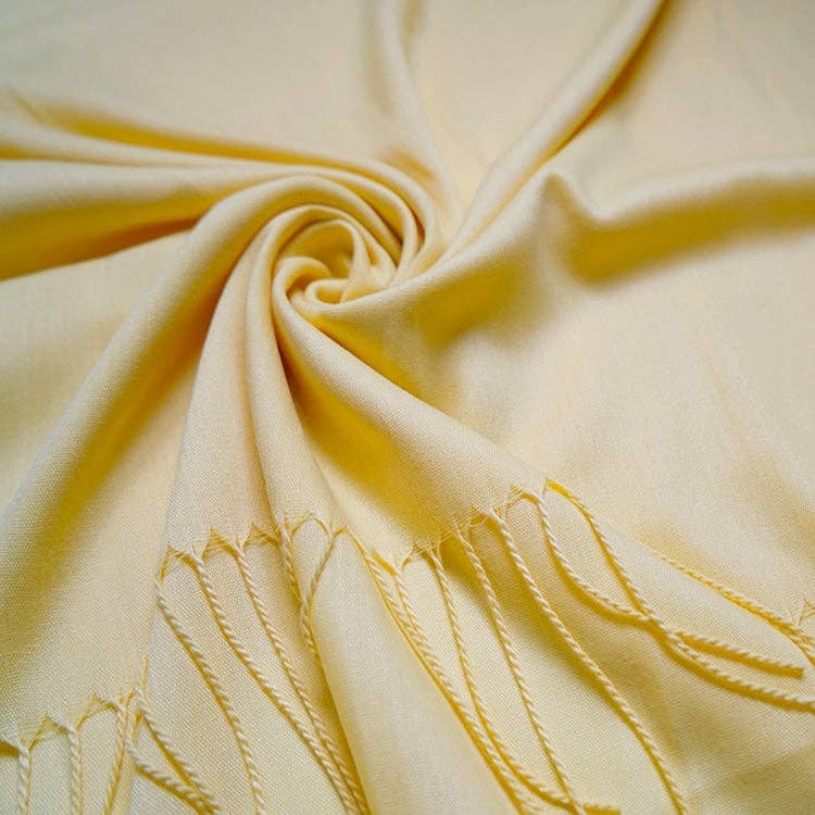 Plain Light Cotton Mix Large Scarf