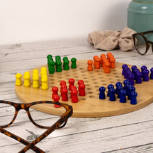 Load image into Gallery viewer, Bamboo Chinese Chequers Set
